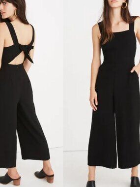 Madewell Apon Bow-Back Jumpsuit